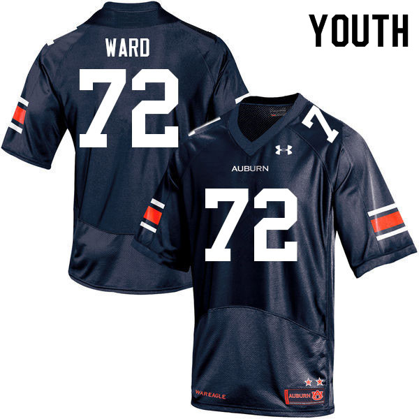 Youth #72 Brady Ward Auburn Tigers College Football Jerseys Sale-Navy